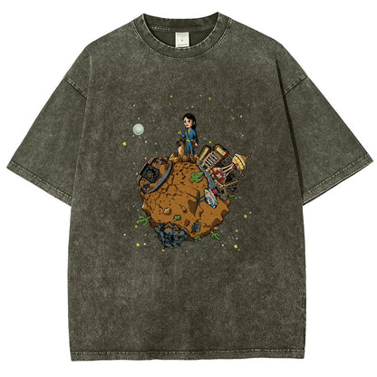 Le Okey Dokey Vintage Distressed T-shirt