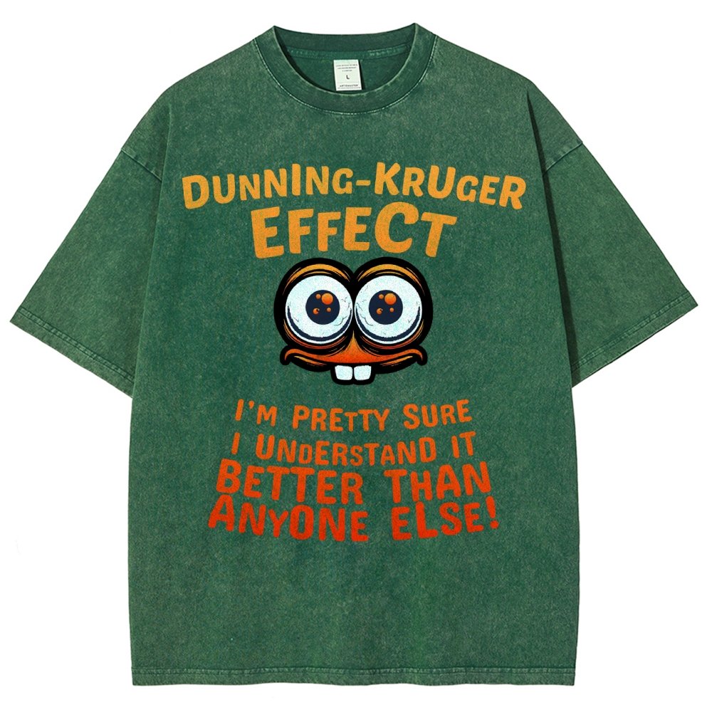 Dunning-Kruger-Effekt Vintage Distressed T-shirt