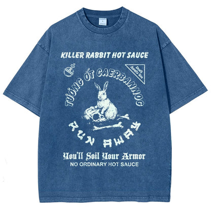 Killer Rabbit Hot Sauce Vintage Distressed T-shirt