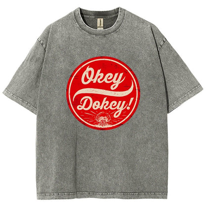 Okey Dokey - The Last Drink Vintage Distressed T-shirt