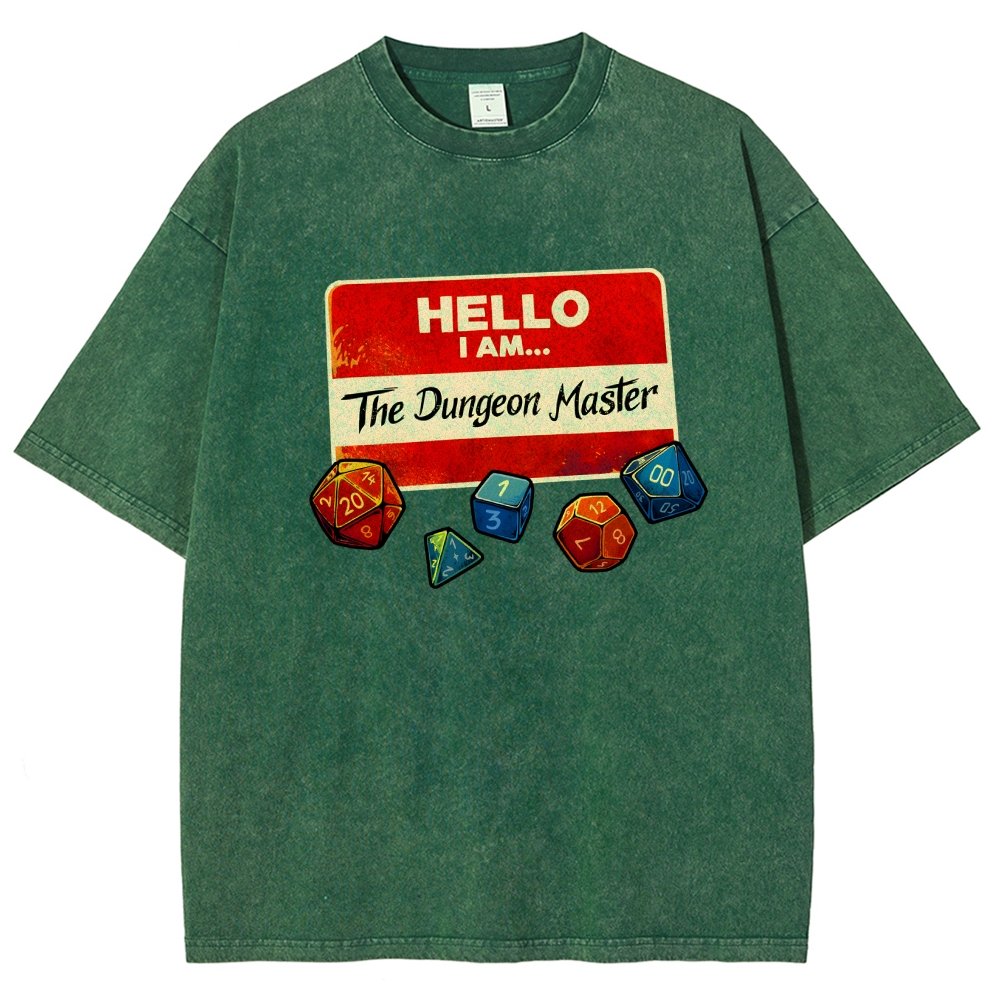 Hello I Am The Dungeon Master Vintage Distressed T-shirt