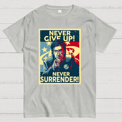 Never Give Up Geek T-Shirt