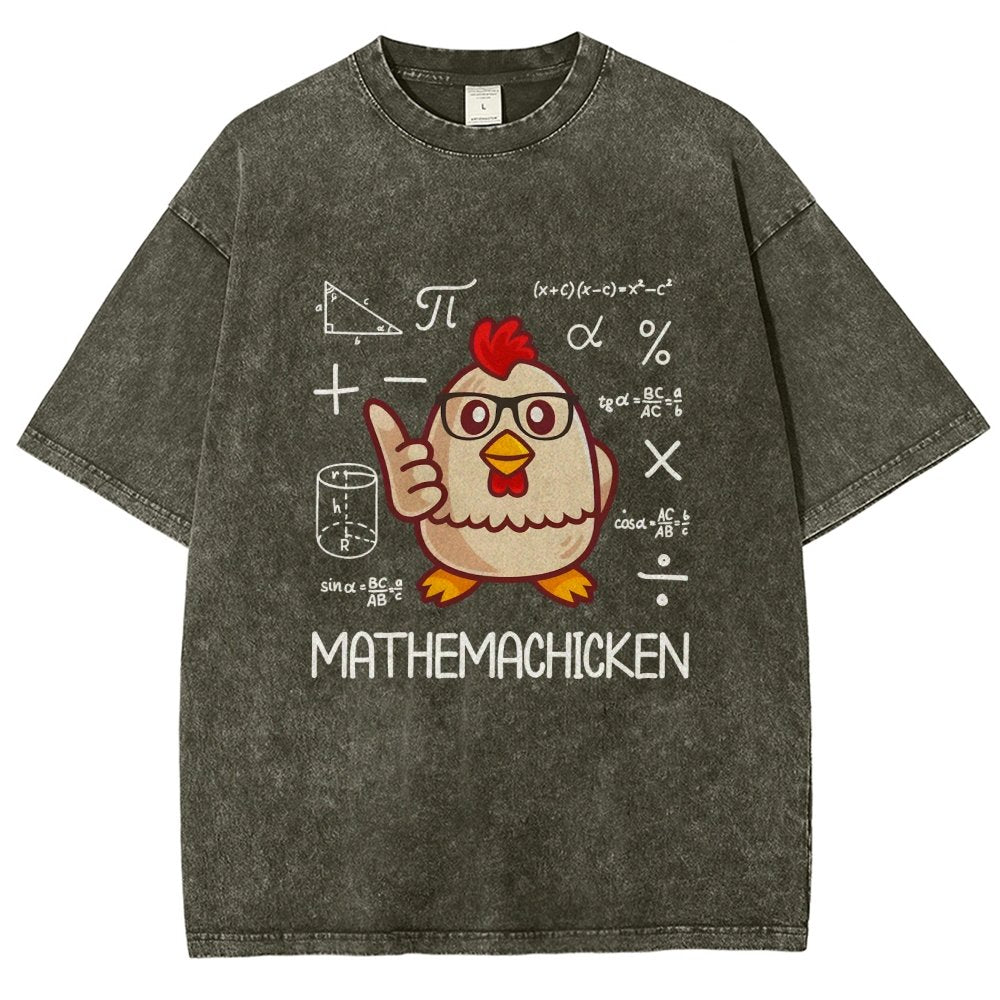Math Pun Vintage Distressed T-shirt