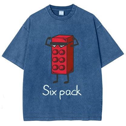 Six Pack Vintage Distressed T-shirt