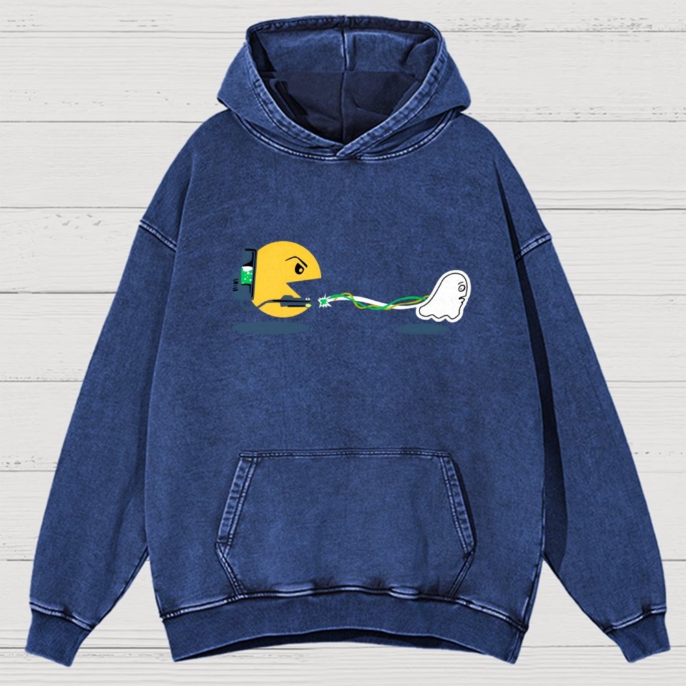 Ghost Catcher Vintage Distressed Hoodie