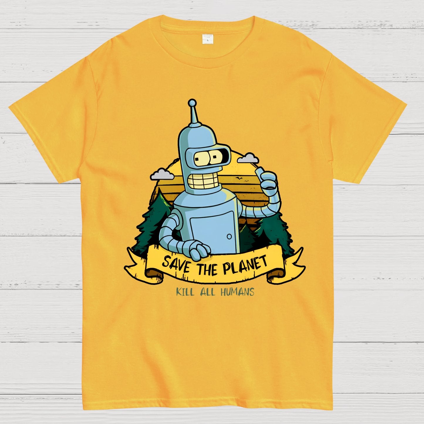 Save The Planet Kill All Humans Geek T-Shirt