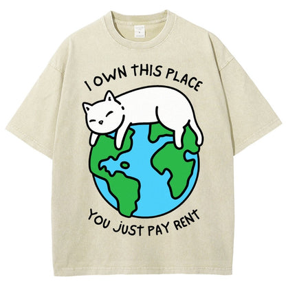 I Own This Place Vintage Distressed T-shirt