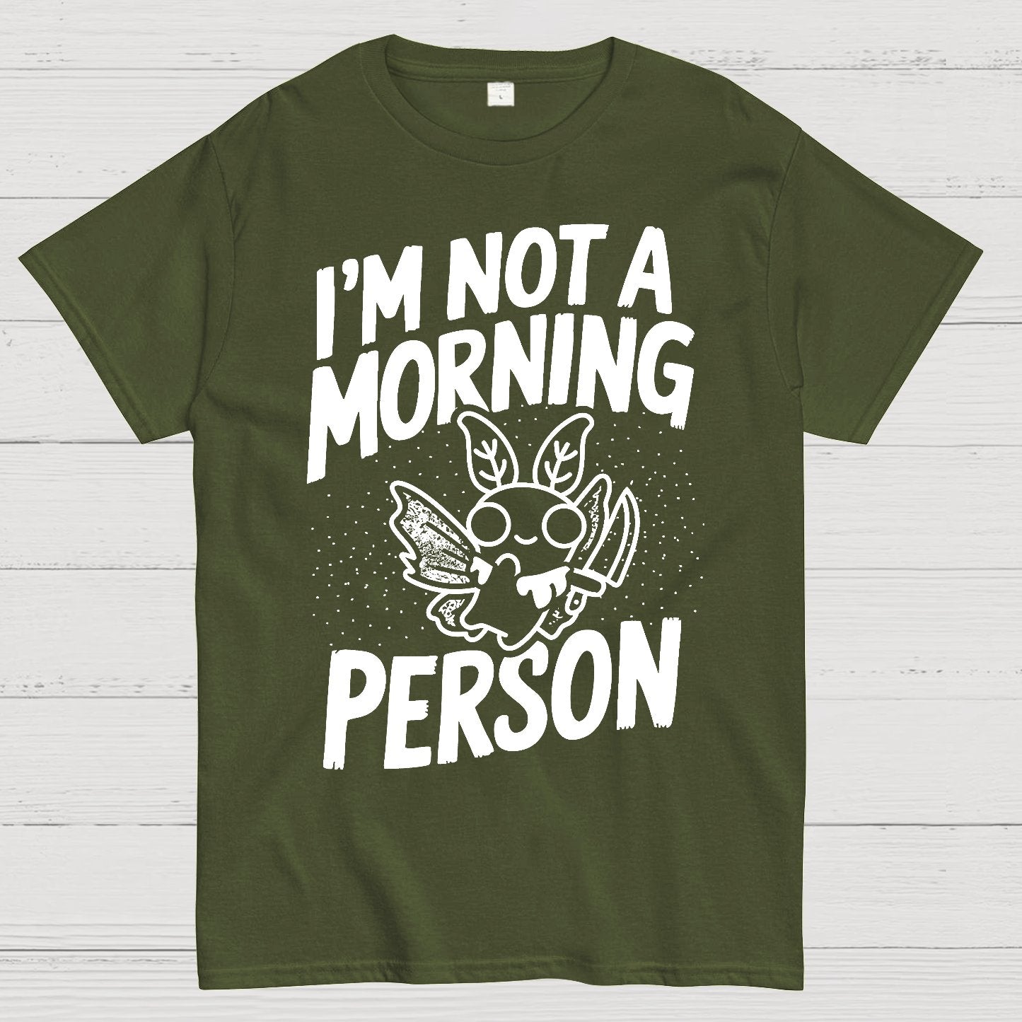 Not A Morning Bug Geek T-Shirt