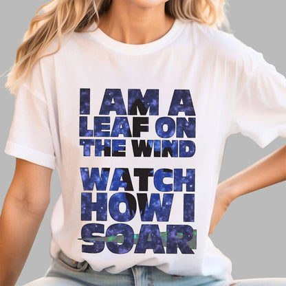 Leaf on the Wind Unisex Geek T-Shirt