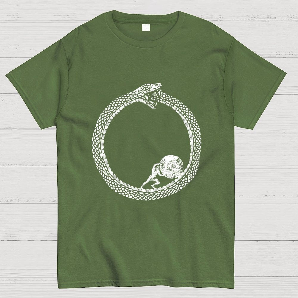 Sisyphus In Ouroboros Geek T-Shirt