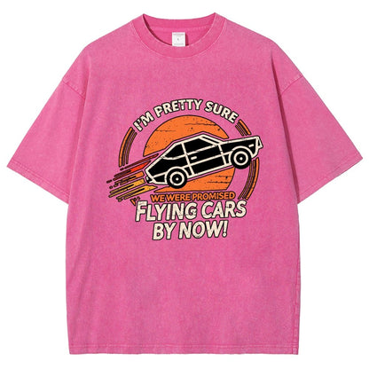 Flying Cars By Now Vintage Distressed T-shirt