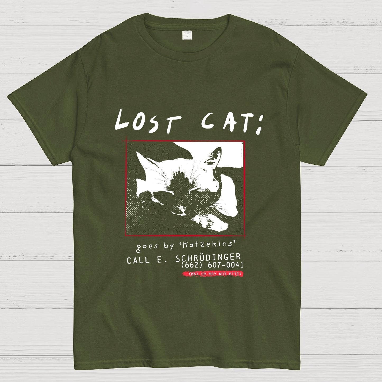 Schrödinger's Lost Cat Geeky T-Shirt