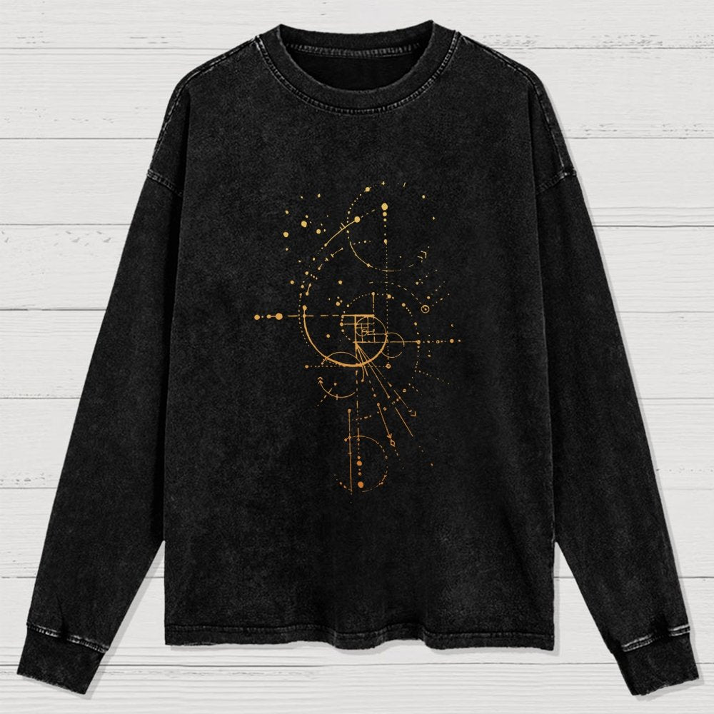 Fibonacci Washed Long Sleeve Tee