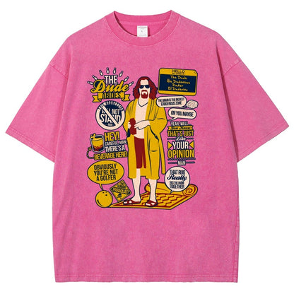 The Dude Quotes Vintage Distressed T-shirt