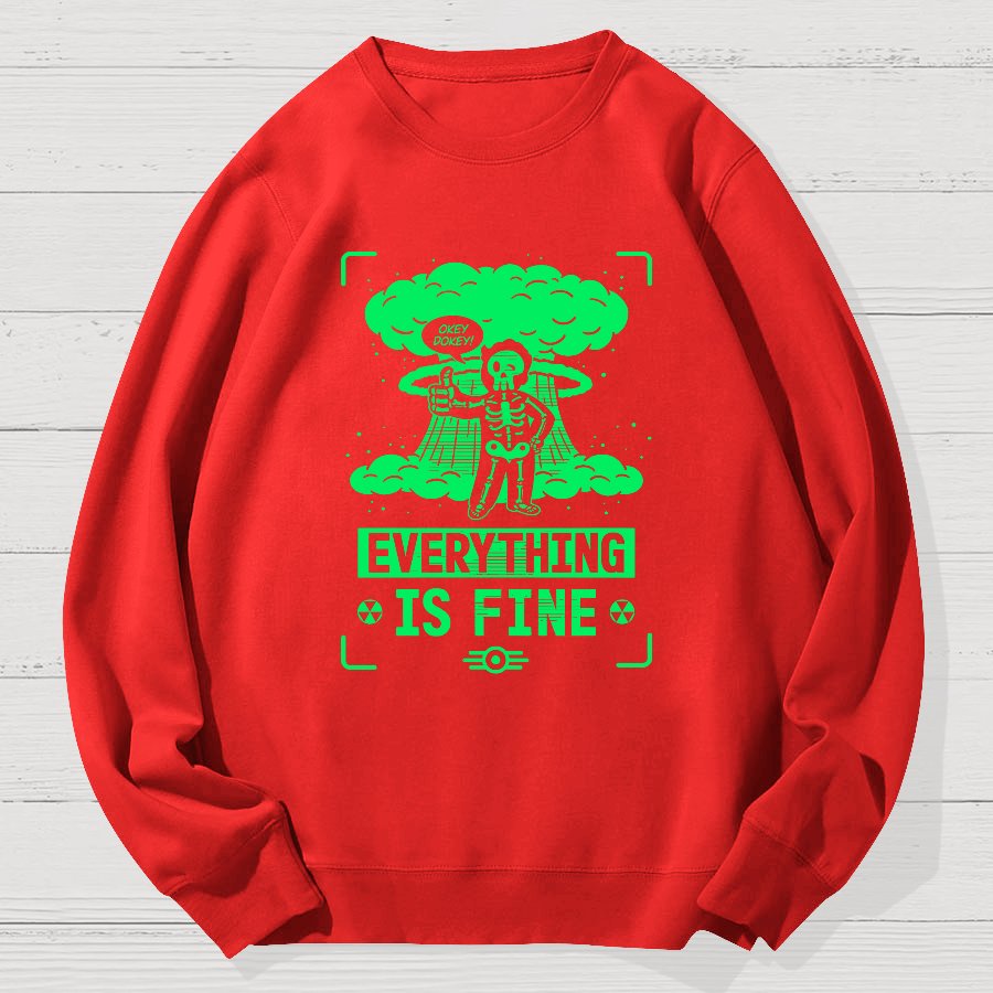 Nuclear Boy Geek Cotton Sweatshirt