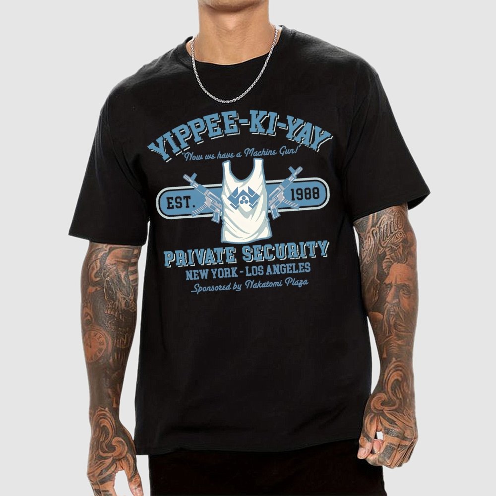 Yippee Ki Yay Security NY-LA Geek T-Shirt