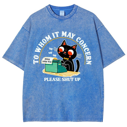To Whom It May Concern Vintage Distressed T-shirt