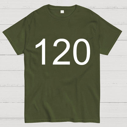 Number 120 Game Movie Geek T-Shirt