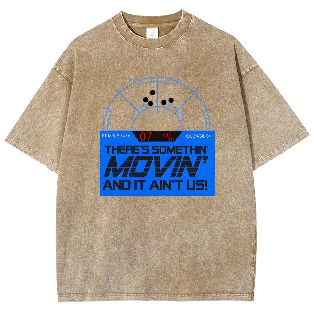 Motion Tracking - Somethin' Movin' Space Corps Vintage Distressed T-shirt