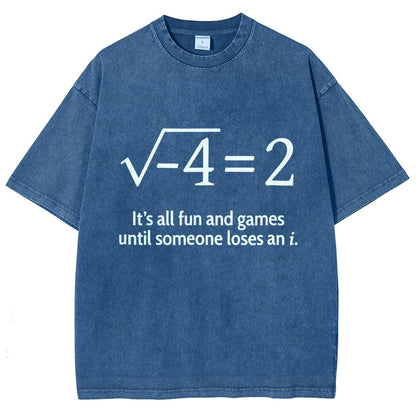 Funny Math Kids Shirt Vintage Distressed T-shirt