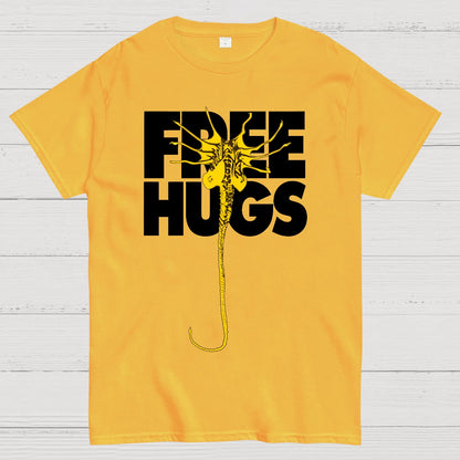 Free Hugs Alien Geek T-Shirt