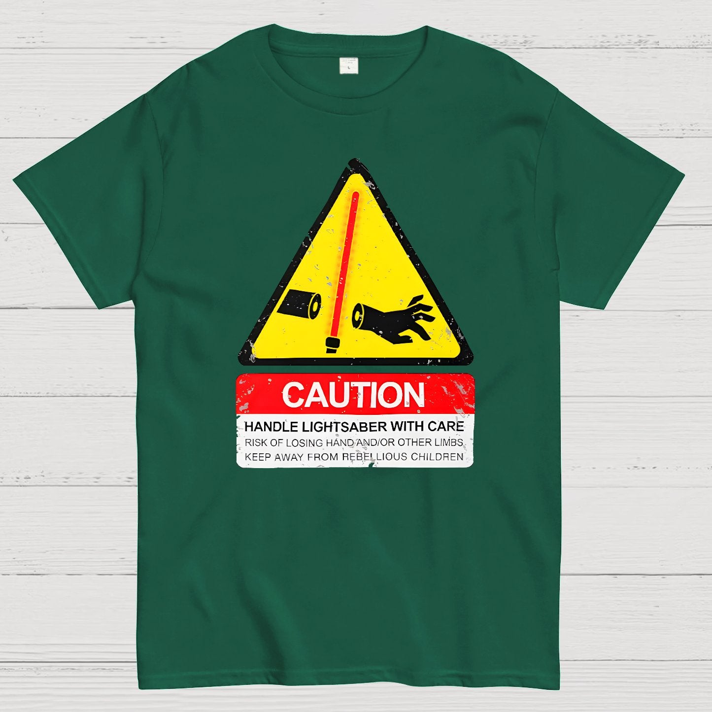 CAUTION Handle With Care Essential Geek T-Shirt