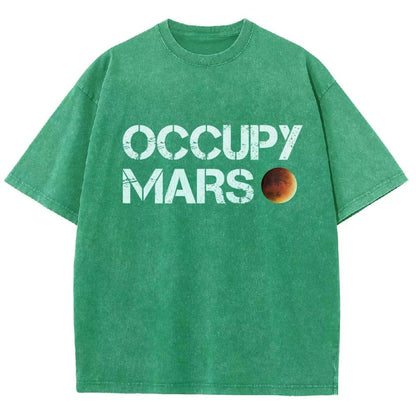 Occupy Mars Vintage Distressed T-shirt