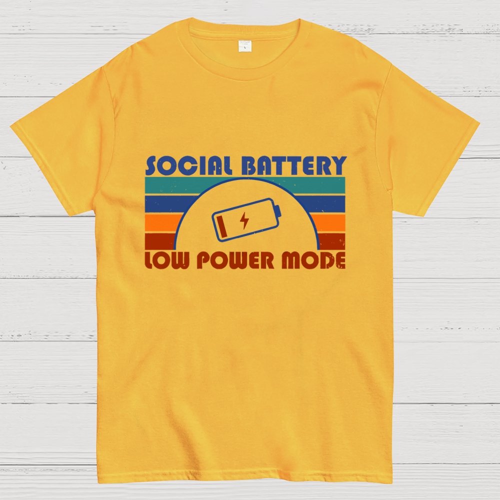 Low Social Battery Geek T-Shirt