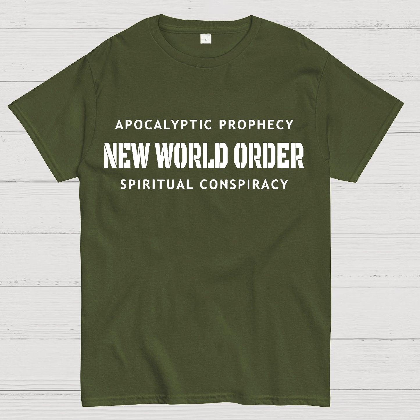 New World Order Spiritual Conspiracy Geek T-Shirt