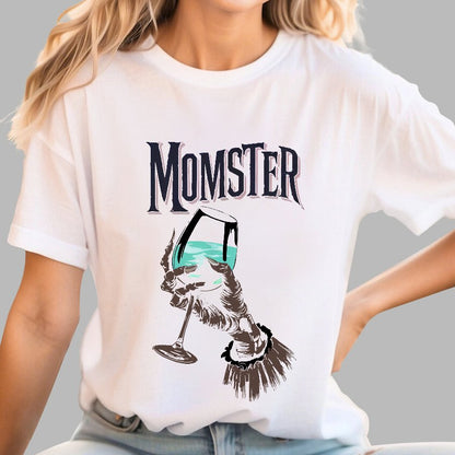 Funny Momster Design Halloween Art Geek T-Shirt