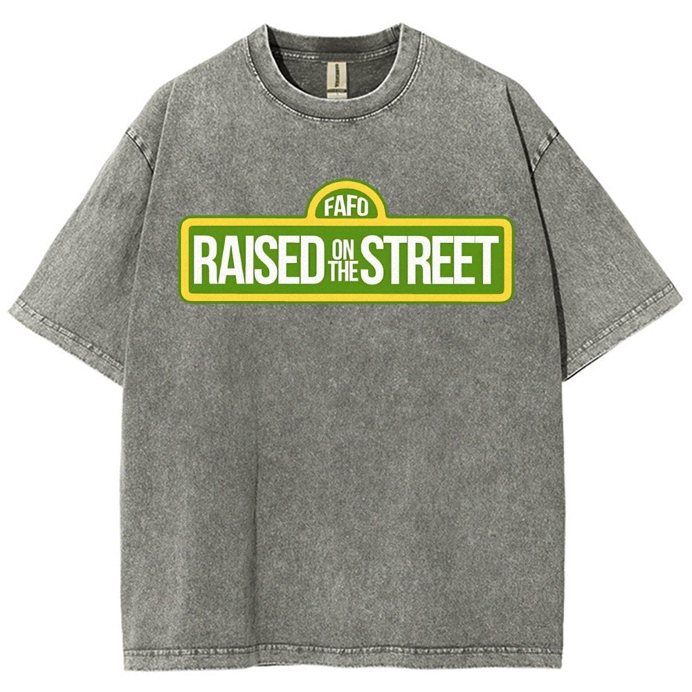 Raised On The Street Buy Now Vintage Distressed T-shirt