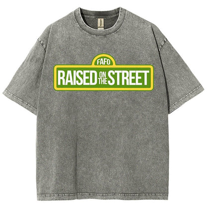 Raised On The Street Buy Now Vintage Distressed T-shirt