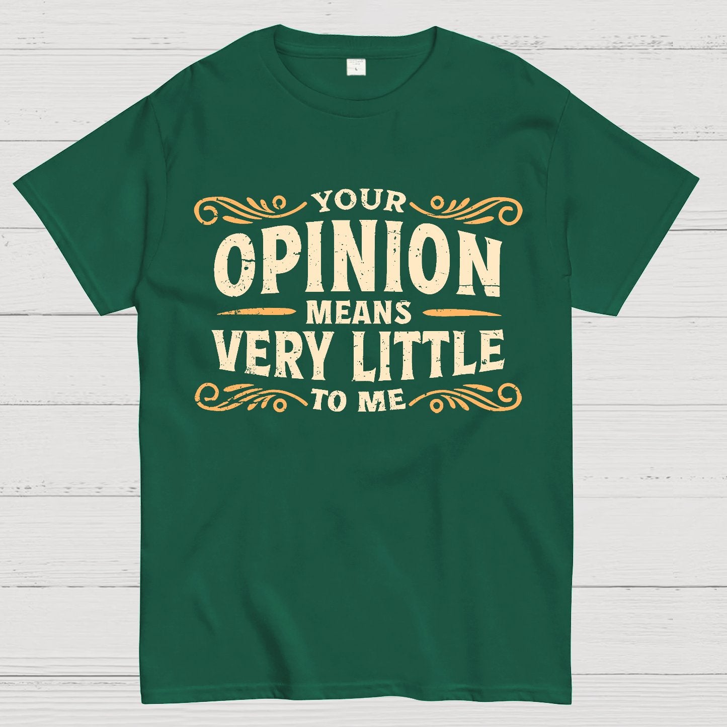 Your Opinion Means Very Little Geek T-Shirt