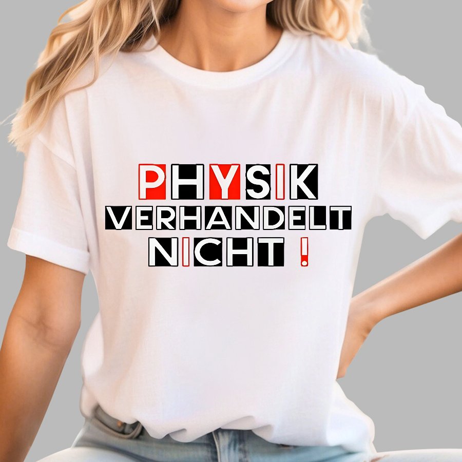 Physik verhandelt nicht Geek T-Shirt
