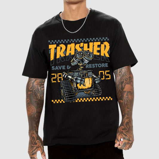 Trasher Save and Restore Geek T-Shirt