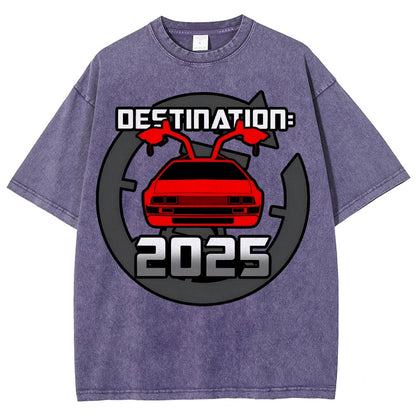 Cool 80's Sci-fi Inspired New Year Slogan Vintage Distressed T-shirt
