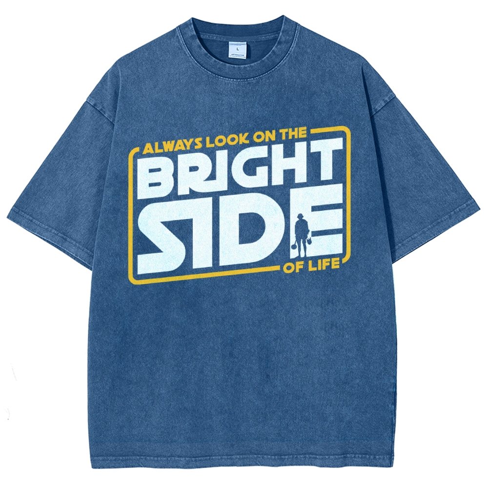 Always Look On The Bright Side Vintage Distressed T-shirt