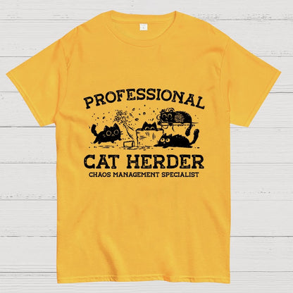 Professional Cat Herder Geek T-Shirt
