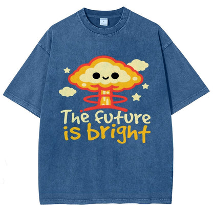 The Future Is Bright Vintage Distressed T-shirt