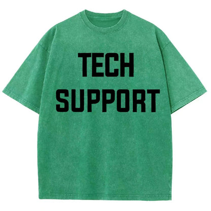 Tech Support Vintage Distressed T-shirt