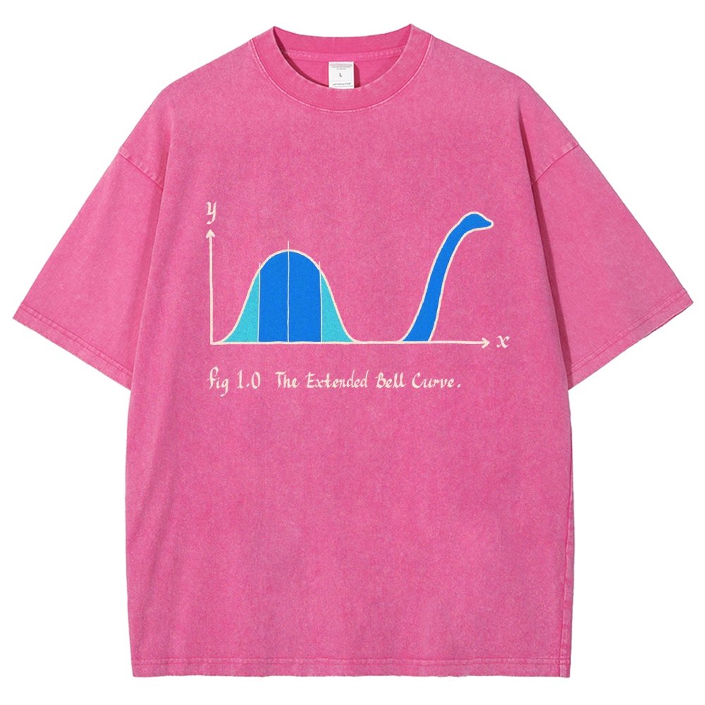 The Extended Bell Curve Vintage Distressed T-shirt