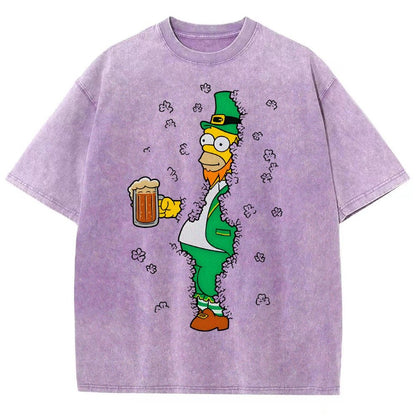 Into the Clovers-St. Patrick's Day Vintage Distressed T-shirt