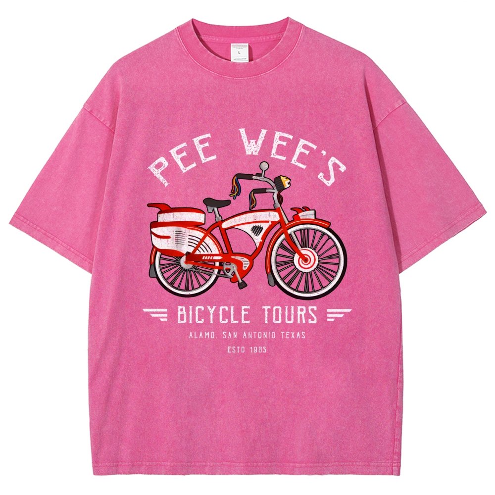 Buddy's Bicycle Tours Vintage Distressed T-shirt