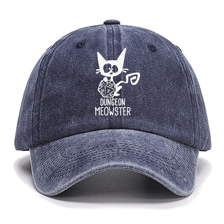 Dungeon Meowster Funny Unisex Gamer Cotton Hat