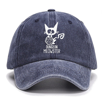 Dungeon Meowster Funny Unisex Gamer Cotton Hat