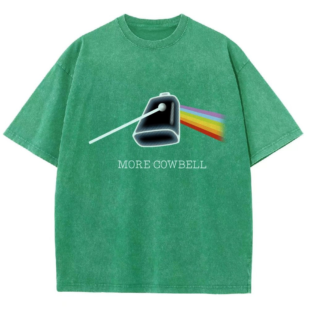 More Cowbell Vintage Distressed T-shirt