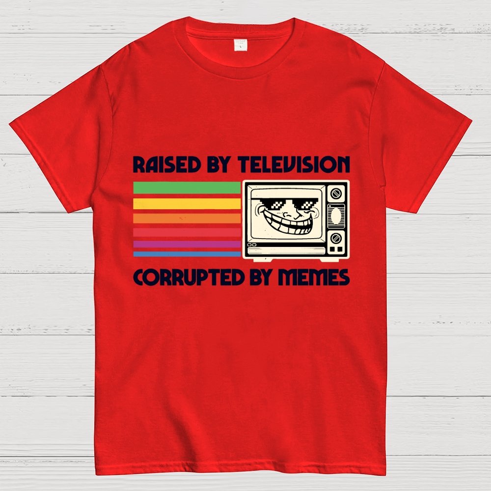 Corrupted by Memes Geek T-Shirt