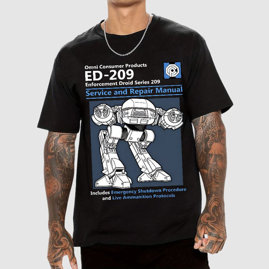 ED209 Service and Repair Manual Geek T-Shirt