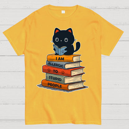 Allergic To Stupid People. Funny Geek T-Shirt
