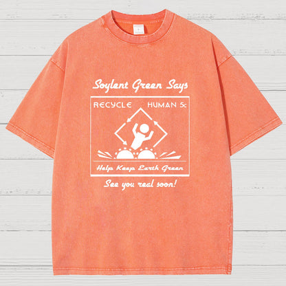 Soylent Green Vintage Distressed T-shirt